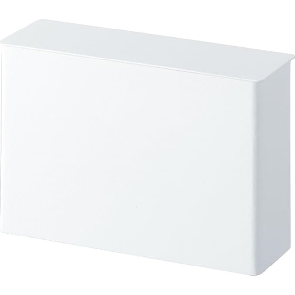 YAMAZAKI 3817-P Coffee Filter Case-Kitchen Storage Holder Container Coffee Filter Case for Home - Kitchen Storage Holder, Steel, White/Opulent Garden