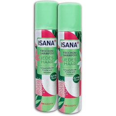 TOPDeal Isana Dry Shampoo Travel Size 2 x 75 ml Pack of 2