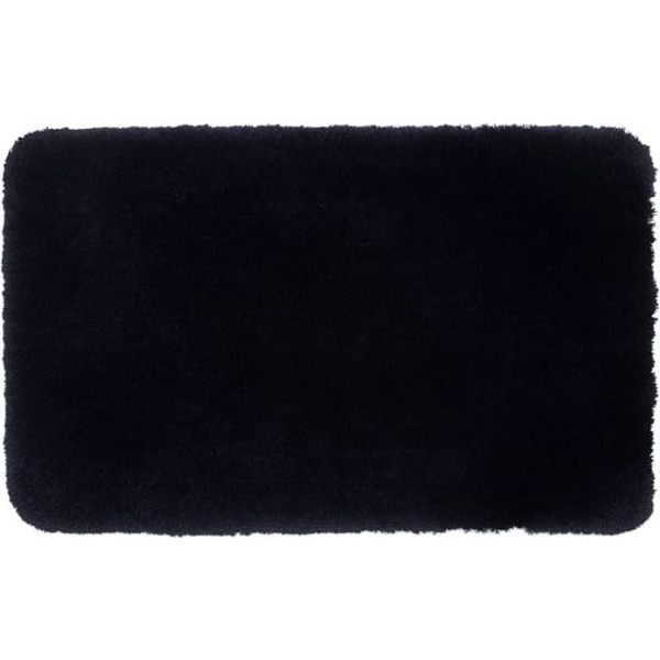 Gözze - Deluxe Bath Mat with Extra High Pile, 100% Polyester (Microfibre), with Non-Slip Coating, 70 x 120 cm, Graphite