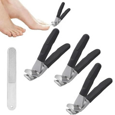 Outfany Nagelmeister Pro, Outfany Nail Clippers, Outfany Nail Clippers Pro for Seniors, Outfany Nail Clippers, Outfany Foot Nail Clippers, Outfany Nail Clipper (3 Pieces)