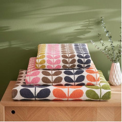 Orla Kiely Multi Stem Bath Towels Red Brown Size: Hand Towel 50 x 90 cm