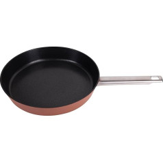 San Ignacio Agros - 28 cm Pan - Made in Forged Aluminium - Whitford Quantanium Interior - Black Coating - Outsiders in Terracotta Colour - Induction - Long Mango Lisbon Chapa