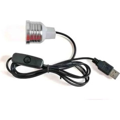 HEALBYBLE USB LED UV Curing Lamp Spot Lamp, 365 nm 385 nm 395 nm 405 nm for Circuit Repair, Welding, PCB, Fast Curing, High Intensity (405 nm)