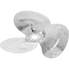MOLUCKFU Universal 6-inch fan blades made of galvanised iron, ventilation and exhaust fan blades for heater and cooler
