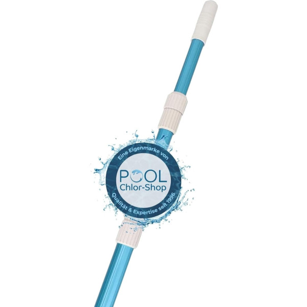 Duraol Telescopic Pole Set of 3 I Telescopic Pole Aluminium in 1.5 m - 4.5 m I High-Quality Pool Pole for Manual Pool Floor Vacuum Cleaner and Pool Landing Net I Robust Telescopic Rod with Twist Clamp