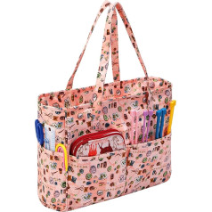 Coopay Knitting Bag Storage, Yarn Storage Bag for Wool, Craft Bag for Crochet, Wool Bag for Yarn, Knitting Bags for Wool Crochet Projects, Oxford Fabric, Homemade