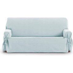Eysa Levante Sofa Throw, Cotton, Pink, 190 cm. Valid 210-250 cm, Aquamarine