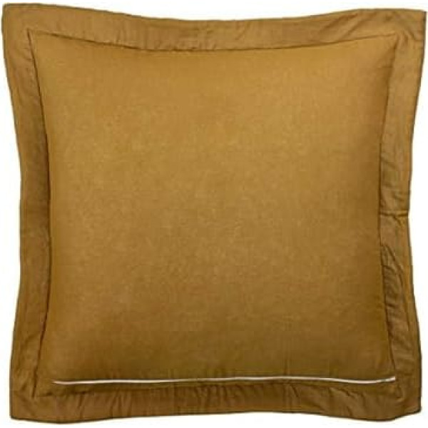 Paoletti Palmeria Velvet Cushion Cover, Gold, 60 x 60 cm