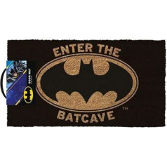 Pyramid International Batman Enter The Batcave Coir Door Mat 33cm x 60cm Indoor Outdoor Officially Licensed Product