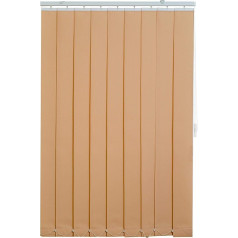 Sunlines vehicles Ines HW5201 Vertical Blind Fixmaß, Cream, 250 x 150 cm