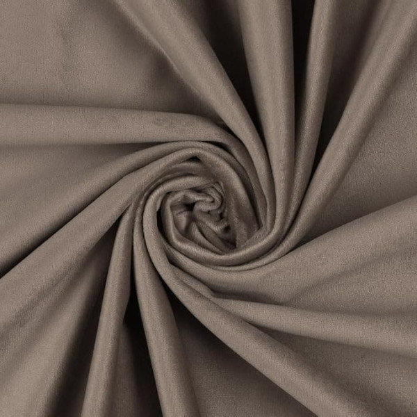 Mondo Tessuti - Velvet Cuts - Available in Various Sizes and More Than 35 Colours DIY Pre-Cut Plates (Mud, 100 x 150 cm)