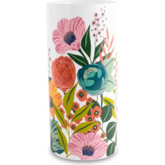 Steel Mill & Co Ceramic Vase for Living Room Shelf Coffee Table Aesthetic Flower Vase with Flower Decorations Garden Blossoms