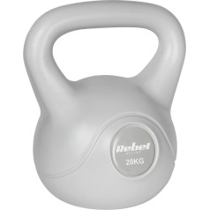 Bitumena kettlebell 20 kg pelēks ACTIVE