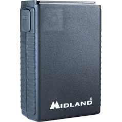 Midland - PB42 Lithium Battery for Walkie Talkie Alan 42, 2800mAh, USB-C Fast Charge, Status LED, High Capacity for Portable Transceivers, Radio Accessories, Voltage 3.7V