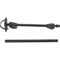 Fish Finder Mounting Base, Universal Marine Dual 360° Rotation Ball Mount Fish Finder Bracket with Long Tube Arm, Electronic Fish Finder Holder, Finder Rack for Boat,