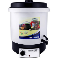 BIELMEIER BHG 650.1 Automatic Preserving Machine Mulled Wine Cooker Outlet Tap 3/8 Inch 2000 W 29 Litres Made in Germany