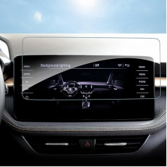 SHAOHAO Compatible with Skoda Kamiq & Skoda Fabia & Scala 2019-2024 2025 Infotainment Amundsen 9.2-Inch Screen Protector for GPS Transparent Anti-Scratch 9H Skoda Kamiq Accessories