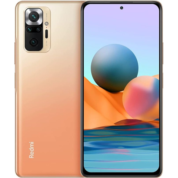 Xiaomi Redmi Note 10 Pro Smartphone, 128 GB, 6 GB RAM, Dual SIM, Bronze (Gradient Bronze)