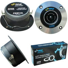 PAIR OF TWEETER PYLE PDBT19 OF 300 WATT RMS IS 600 WATT MAX OF 10.00 CM DI DIAMETER 4