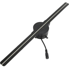 3D Hologram Fan WiFi Projector, 224 LED Light Beads, 1080P 16.5 Inch Hologram Video Advertising Projector for Business, Parties, etc