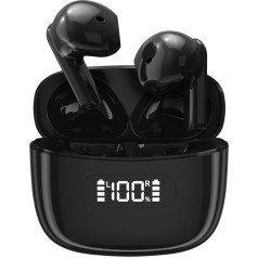 BLACKSMITH FAMILY Wireless Bluetooth Headphones, IPX7 Waterproof Bluetooth 5.2, Touch Control, Built-in Microphone, 30 Hours Playtime, for iOS and Android Phone