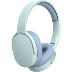 Wireless Bluetooth Headphones, HiFi Headphones, Foldable Intelligent Noise Cancelling Adjustable Wireless Headset with Microphone, Bluetooth Compatible, 5.1 Stereo Over Ear Headphones for Sports