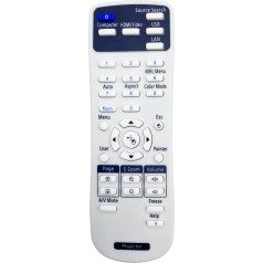 Leankle Remote Control 2173589 for Epson Projectors EB-670, EB-675W, EB-675Wi, EB-680, EB-680S, EB-680Wi, EB-685W, EB-685Wi, EB-685WS, EB-685WT, EB-696Ui, EB-700U, EB-700U, EB-700U 10Ui