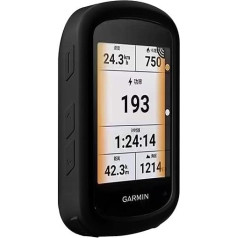 TUFF LUV Silicone Case + Tempered Glass Screen Protector [Compatible with Garmin 540 Edge] - Ultimate Protection for Your GPS Device (Black)