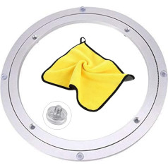 VaVaVia Turntable Bearing Made of Aluminium Alloy, 40 cm Dining Table Rotating Turntable Thrust Ball Bearing Swivel Fitting 360 Rotatable Heavy Duty for Kaleidoscopes Table Top Serving Fair Displays