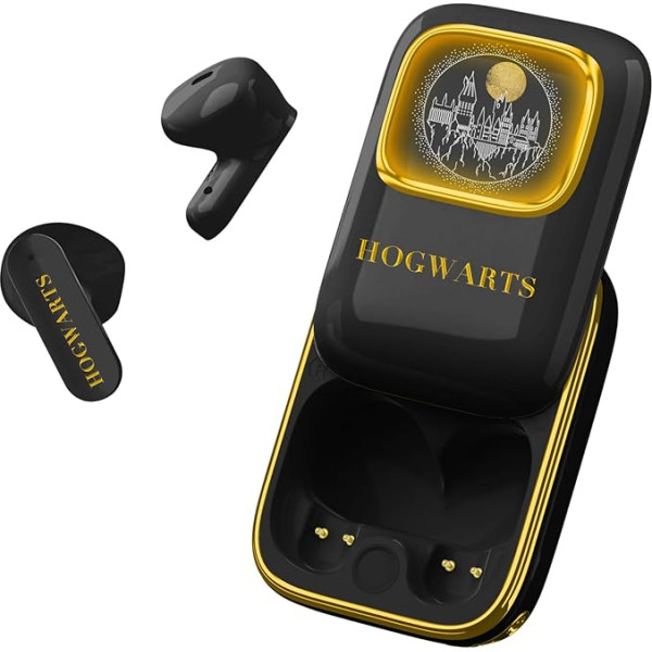 OTL Technologies Harry Potter Hogwarts Slide TWS Earphones with Charging Case