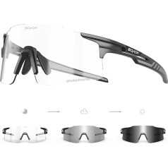 SCVCN Photochromic Cycling Glasses for Men and Women Sports Sunglasses Clear Cycling MTB Running