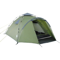 Lumaland Pop Up Tent, 3-4 Person Family Tent, Throwing Tent Inner Dimensions 210 x 210 x 120 cm, Waterproof and Windproof, Ideal as Camping, Festival & Travel Tent, Ultralight and Robust