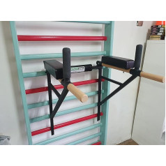 ARTIMEX Pull Up Dip Stand for Wall Bars - Used in Homes, Gyms or Fitness Centers for Training and Fitness, Item No. 270