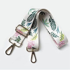 FEFEF Verstellbare Ersatz-Taschengurte, Damen-Taschengurte for Umhängetaschen, Gurt for Damenhandtaschen, Griffe, Taschenteil-Zubehör, Verstellbarer Gurt, Taschengürtel(Black)