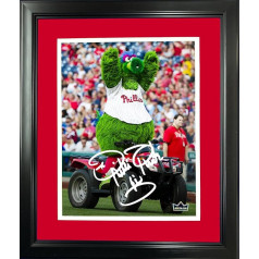 Gerahmtes Phillie Phanatic Philadelphia Phillies Maskottchen Faksimile Lasergravur Signaturauto 27,9 x 35,6 cm Baseballfoto HOFSM Holo