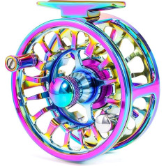 Sougayilang Fly Fishing Reel Size 5/6 7/8 CNC Machined Aluminum Alloy Powerful Lightweight Fly Reels for Trout Fishing