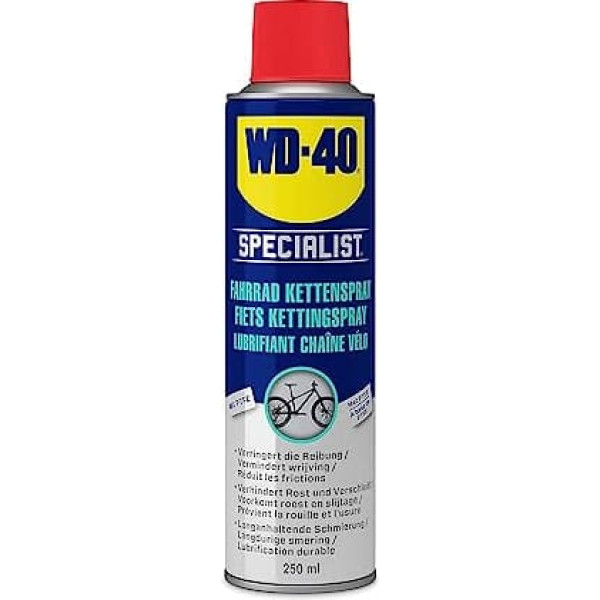 WD-40 Specialist Bicycle Chain Spray 3 x 250 ml Chain Care Chain Cleaner