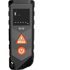 Handheld GPS for Measuring Mini Tape Measure R110, Tape Measure with Wheel Measurement, USB Charging, Rangefinder, Professional Construction Tool