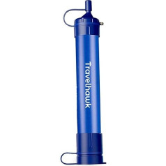 TravelHawk Outdoor Water Filter, 4000 Litre Drinking Water Filter, Camping Accessories, Outdoor Water Filter for Camping, Hiking, Climbing, Survival Water Filter, Emergency Prevention, Water Purifier