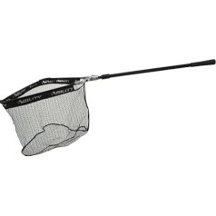 Shakespeare Agility Forellennetz - Ausziehbares Teleskopnetz mit Gummigriff und Gummigriff zum Fliegenfischen - Bach- und Regenbogenforelle
