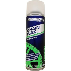 Holmenkol Chain Wax Chain Wax for Bicycle Chains 250 ml - Wax Based Dry Lubrication, Long-Lasting & Sustainable Protection for Chain and Drive Parts, For All Chain Types