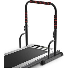 Adjustable Handle for Walking Pad - 50cm Wide - 95cm Max Height - Black/Red