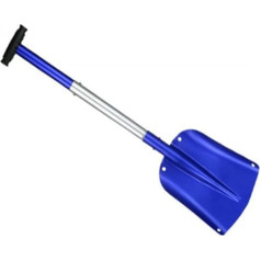 Multifunctional Folding Shovel Car Snow Shovel Folding Shovel Made of Carbon Steel, Easy to Carry for Camping, Hiking, Backpacking, Blue