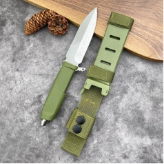 Forged Straight Outdoor Knife with Fixed Blade, Survival Knife, Perfect Bushcraft Knife, Outdoor Hunting Knife Made of 440 Steel, Premium Survival Knife for Camping, Hiking