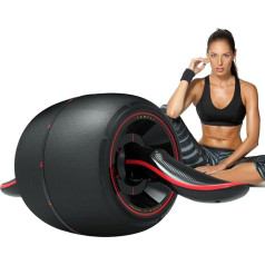Übungsräder Für ABS, ABS Wheel Core Roller Machine - Automatische Rebound -Trainingsausrüstung Ruhige Heimzubehör Für Männer Frauen Krafttraining Kernmuskeln Fitness Fitness