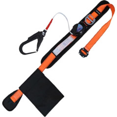 Générique Climbing Harness, Construction Safety Belt, 11.81 x 7.87 x 1.97 inches (39.9 x 17.87 x 4.8 cm) Quick Release Case Arrest, Adjustable for Fire Rescue, Tower Maintenance and Industrial Work