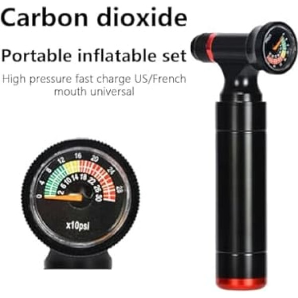 Fahrrad Inflator Tool Multifunktionale Fahrradpumpen Schnellpumpen Kopf Fahrrad Reifenpumpen für Rennräder und Mountainbikes