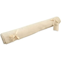 Yoga Mat 200 x 70 cm Organic Cotton Textile Natural White Unbleached Yoga Mat for Yoga Qi Gong Body Work Carpet Underlay