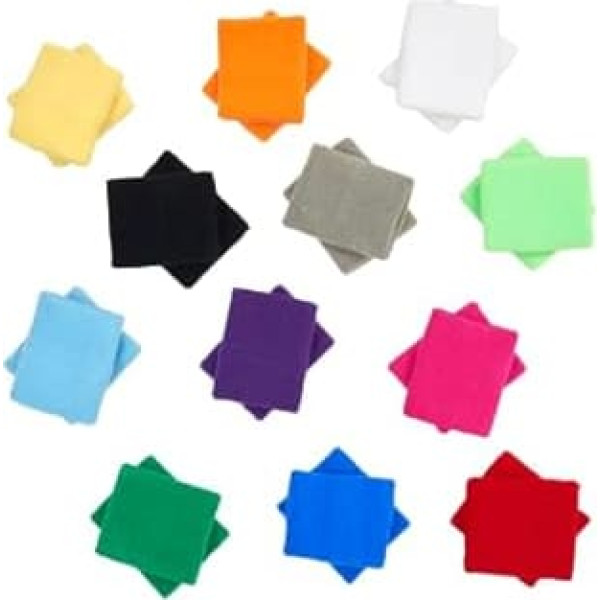 Mallofusa ® 12 Pairs Cotton Sports Basketball Wristbands