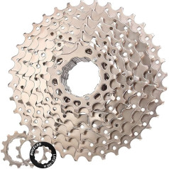 BUCKLOS Fahrradkassetten & Freiläufe 8/9/10/11/12S 11T-52T Ultraleichte Fahrradkassette für Mountainbike, MTB-Kassette, leichte Aluminiumhalterungskassette